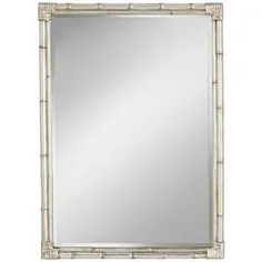 آینه دیواری بامبو مستطیل Takeo Silver 31 "x 43" - # 15D30 |  لامپ به علاوه
