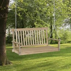 صندلی تابستانی چوبی 2 نفره در فضای باز در فضای باز
