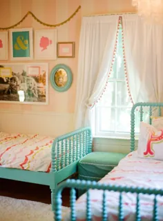 18 ایده تزیین اتاق خواب دخترانه مشترک