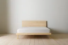 تخت ساده - تخت خواب مدرن با سکوی برنجی |  Kalon Studios ایالات متحده
