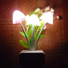 چراغ دیواری خلاق رویایی چراغ قارچ LED چراغ القایی شبانه در لامپ برق - Walmart.com