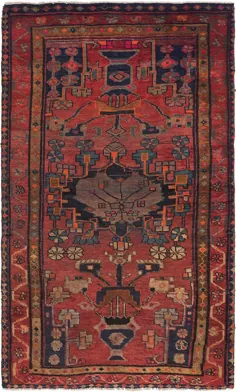 قرمز 4 '4 7' 9 فرش ایرانی شیراز