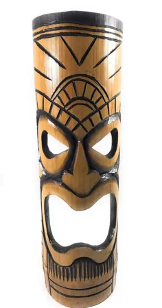 Warrior Chief bamboo Tiki Mask 20 "| # dpt509750
