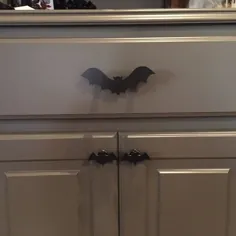 کشوی کشوی خفاش ||  گوتیک دکوراسیون منزل آشپزخانه کابینت دستگیره دسته هالووین خفاش دکوراسیون کمد تزئینی کشیدن خون آشام