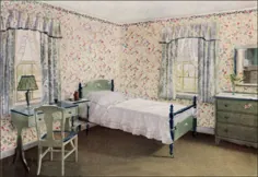 اتاق خواب پاستل 1925 - الهام بخش طراحی اتاق خواب دهه 1920