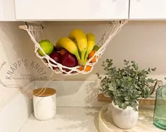 مجموعه ای از 3 سبزیجات قابل تنفس Macrame ذخیره سازی ، کیسه پیاز ، سبزیجات ذخیره سازی ، دیوار آویز سبزیجات توزیع کننده ، boho آشپزخانه تزئین