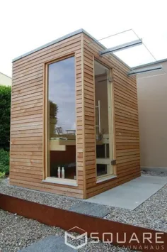 Sauna house SQUARE BOX نسخه ویژه - سونا باغ مدرن شما