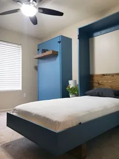 تخت های مورفی DIY که باعث صرفه جویی در فضای طبقه گرانبها در خانه شما می شود