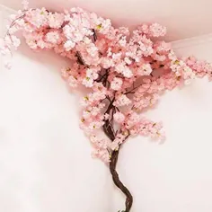 دکوراسیون منزل DUSANER Wonderful Artificial Cherry Blossom Tree Pink Fake Sakura Flower Indoor Outdoor Party Home Party Decoration Wedding، B (Color: A)