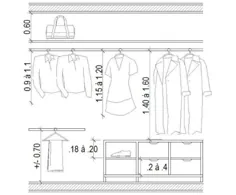 35 ایده استاندارد کمد لباس