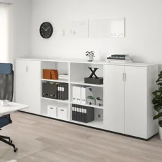 ترکیب ذخیره سازی GALANT ، سفید ، 126x47 1/4 "- IKEA