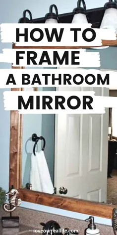 آینه حمام قبل: نحوه ساخت یک قاب