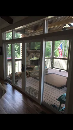 4 Panel Sliding Door Glass Door Peachtree Corners، GA |  منبع پنجره آتلانتا