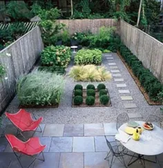 ایده هایی برای محوطه سازی حیاط خلوت برای تخت های باغ بلند