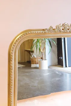 آینه قوس طلایی DIY