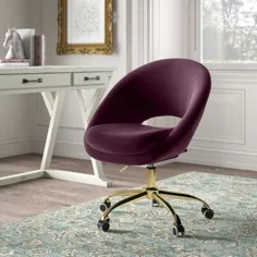 روکش صندلی مخصوص صندلی مخصوص کارل کلارکسون خانگی لوردز ، چوب / مخمل / روکش رنگ بنفش ، اندازه 36 "H X 24" W X 24 "D | Wayfair