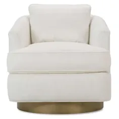 صندلی بازویی مفصل گردنده برنجی طلای سفید و روکش دار کلاسیک لوکرزیا مدرن