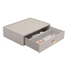 جعبه جواهرات قابل انباشته Stackers Taupe Classic Premium