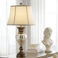 لامپ میز شیشه ای عطارد طلای مونتبلو - # 9T591 |  لامپ به علاوه