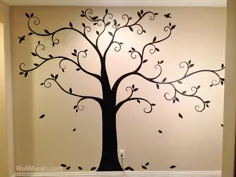 نقاشی دیواری دیواری درختان - درختان نقاشی دستی روی دیوارها |  نقاشی دیواری دیواری توسط کولت