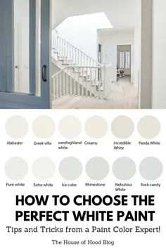 جالب در مقابل گرم - 12 رنگ سفید رنگ محبوب برای خانه شما -