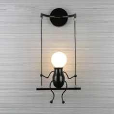چراغ دیواری خلاق Humanoid چراغ مدرن دکوراسیون هنری ساده