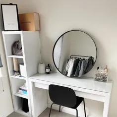 HEMNES سفید ، میز آرایش با آینه ، 100x50 سانتی متر - IKEA