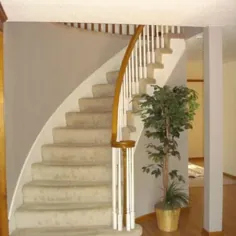 DIY به روز رسانی دهه 80 بلوط Stairwell