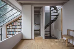 l اتاق زیر شیروانی معمار چشمگیر در پاریس〛 ◾ عکس ها ◾ ایده ها ◾ طراحی