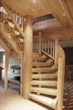 سیستم های پله - Timberhaven Log & Timber Homes