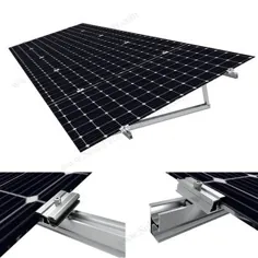 براکت نصب خورشیدی سقف تخت برای صفحات خورشیدی دو طرفه ، SPC-TR15-TF-U1000
