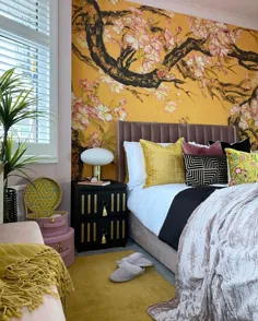 تور خانه: یک خانه دنج خانوادگی با ترکیبی الهام بخش از رنگ و الگو ، و یک دیوار گالری که باید ببینید |  آودنزا