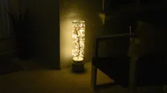 لامپ بتونی در فضای باز DIY 2
