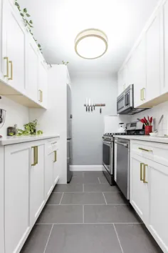 9 ایده تقویت کننده فضا برای بازسازی آشپزخانه گالی شما