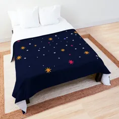 ستاره های کوچک آسمان آبی زیبا از شب ، ایده های عاشقانه ستاره هدیه 'Comforter توسط zedblanco