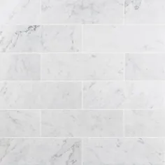 کاشی Ivy Hill White Carrara 4 in. x 12 in. x 9 mm Tiled Metro Marble Subway (30 قطعه / 10 فوت مربع / جعبه) -EXT3RD104820 - The Home Depot
