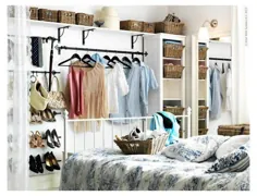ایده های ذخیره سازی برای اتاق خواب کمد لباس