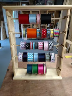 Ribbon Spool rack organizer برای 4-5 قرقره در فروش |  اتسی