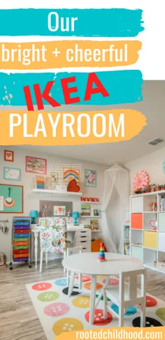 اتاق بازی روشن و شاد IKEA ما - دوران کودکی ریشه دار
