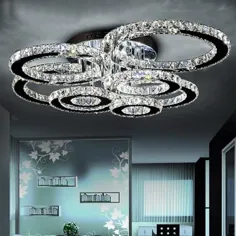Led Ceiling Lights Crystal luster plafonnier برای دکوراسیون منزل