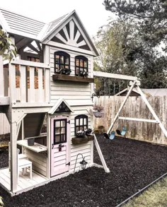 10 خانه برتر کودکان در فضای باز از اینستاگرام - رویای صورتی