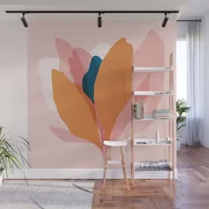 Abstraction_floral_blossom Wall Mural توسط Forgetme - 8 'X 8'