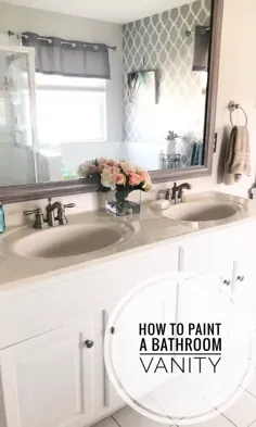 نحوه نقاشی کابینت حمام در آخر هفته