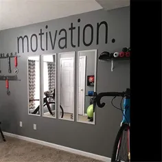 برچسب دیواری Motivation - Decals Wall Fitness Wall Gym - Sport Poster Workout Inspiringal Art Decor Mural 8 X 50.3 inches