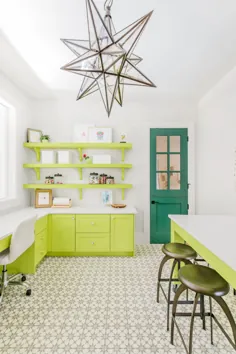 با این رنگ های زیبا کابینت آشپزخانه سبز شوید
