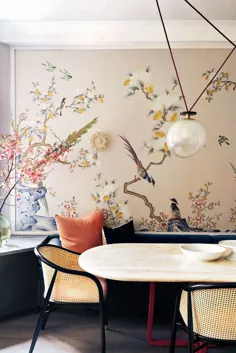 ایده های کاغذ دیواری دوست داشتنی برای اتاق غذاخوری شما