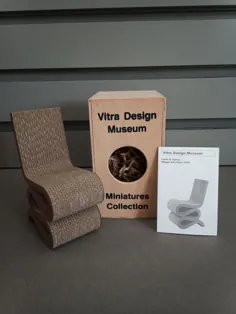 Frank Gehry - Vitra Design Museum - صندلی ، مینیاتورها - صندلی کناری wiggle