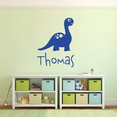 برچسب دیواری Dinosaur Name شخصی - اتاق خواب کودک