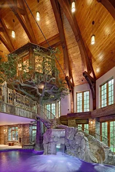 لیست خانه های رویایی Lakefront با Treehouse داخلی!  (عکس) (خارج از بازار) - پدی های گران قیمت
