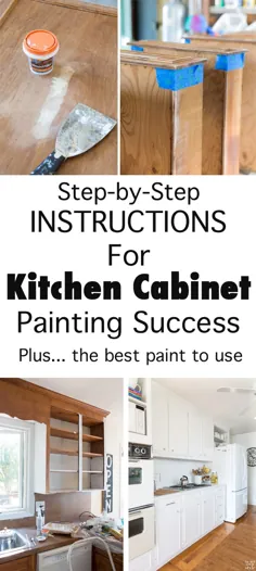 نقاشی کابینت های آشپزخانه - نکاتی برای اطمینان از موفقیت